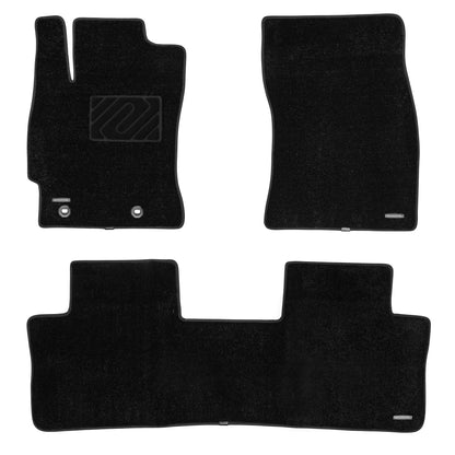 WENNEBIRD Superior Carpet Floor Mats for 2014-2019 Toyota Corolla, Corolla Hybrid - 3pc