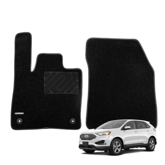 WENNEBIRD Superior Carpet Front Row Floor Mats for 2015-2024 Ford Edge - 2pc