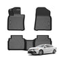 WENNEBIRD All Weather Floor Mats for 2018-2024 Toyota Camry Hybrid & AWD (Not Fit FWD) - 3pc