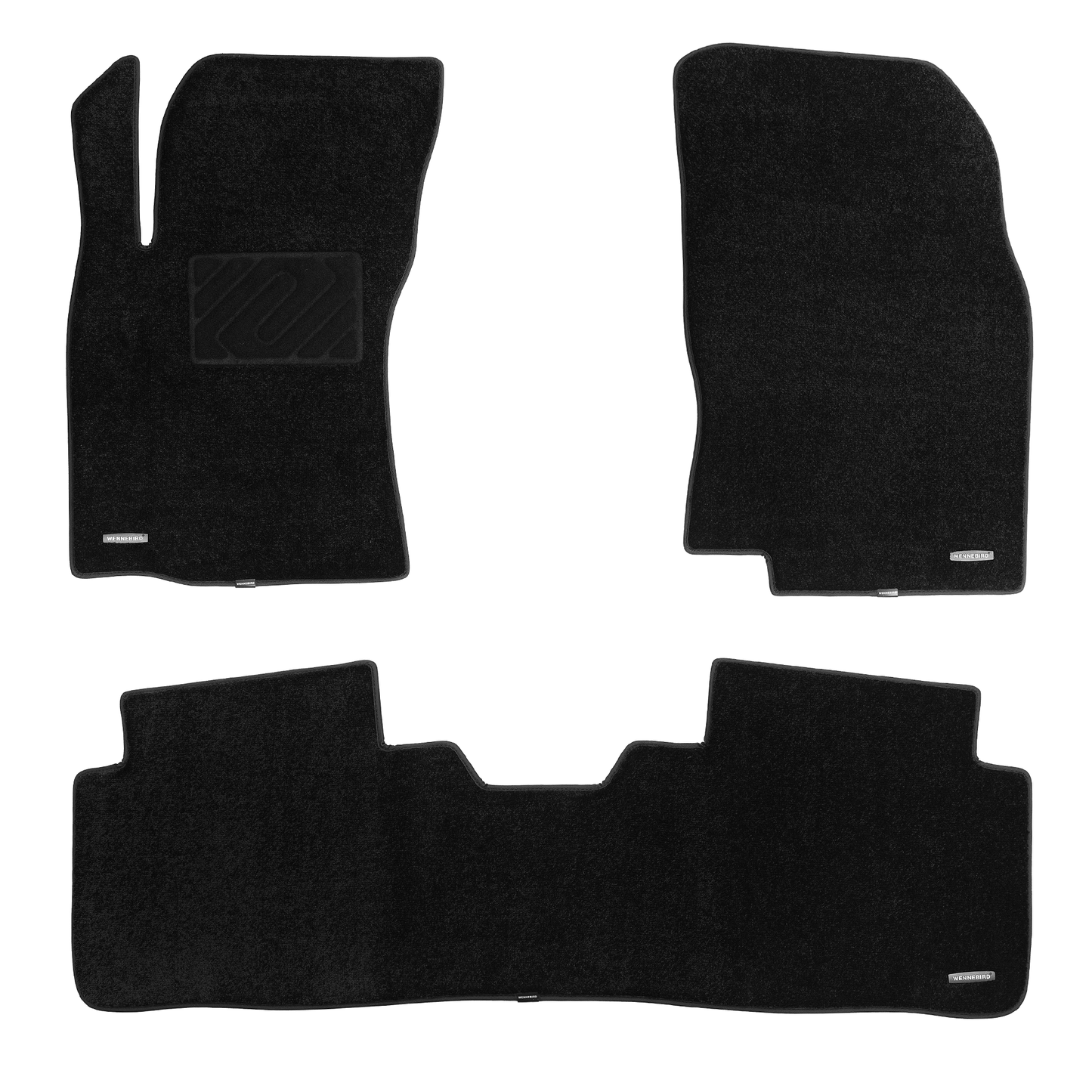 WENNEBIRD Superior Carpet Floor Mats for 2021-2024 Nissan Rogue - 3pc