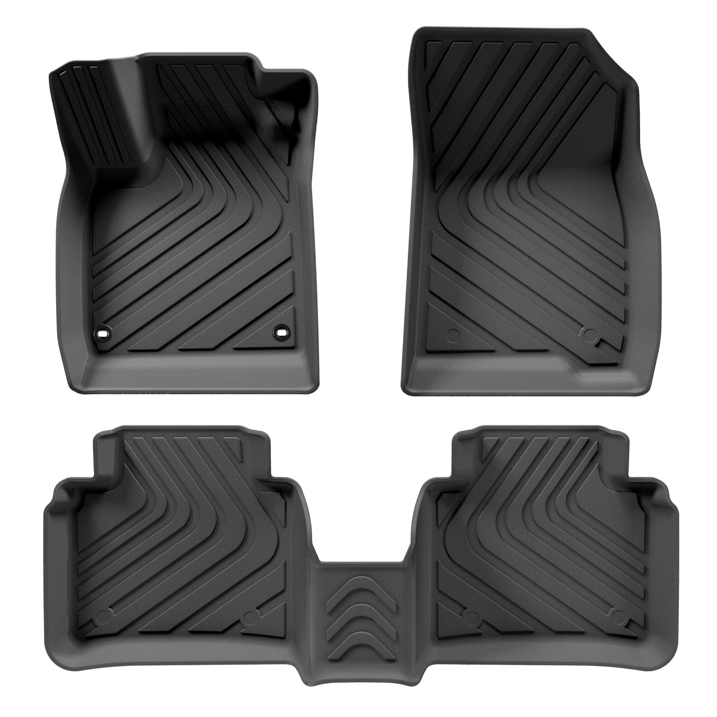 WENNEBIRD All Weather Floor Mats for 2023-2024 Honda Accord, Accord Hybrid - 3pc