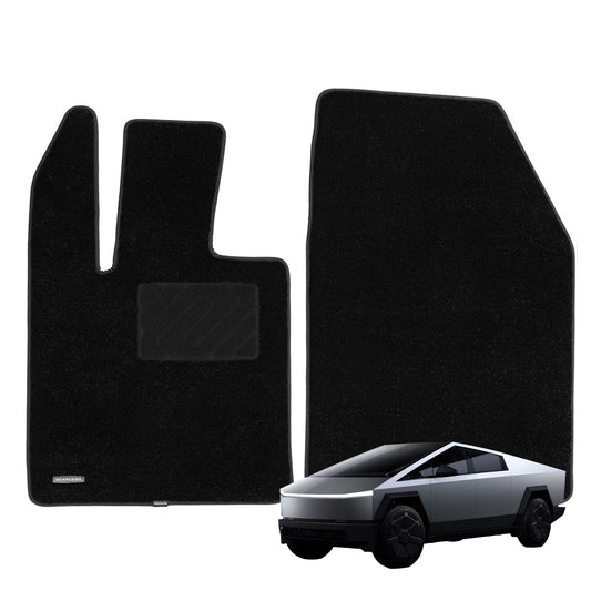 WENNEBIRD Superior Carpet Front Row Floor Mats for 2024 Tesla Cybertruck - 2pc