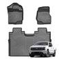 WENNEBIRD All Weather Floor Mats for 2015-2024 Ford F-150 SuperCrew Cab (Not Fit Rear Seat with Under-Seat Fold Flat Storage) - 3pc