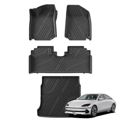 WENNEBIRD All Weather Floor Mats & Cargo Liner for 2023-2024 Hyundai Ioniq 6 - 4pc