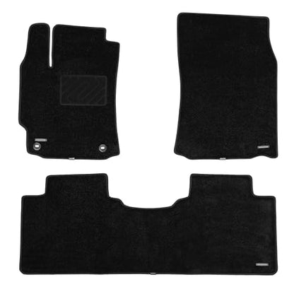 WENNEBIRD Superior Carpet Floor Mats for 2012-2017 Toyota Camry, Camry Hybrid - 3pc