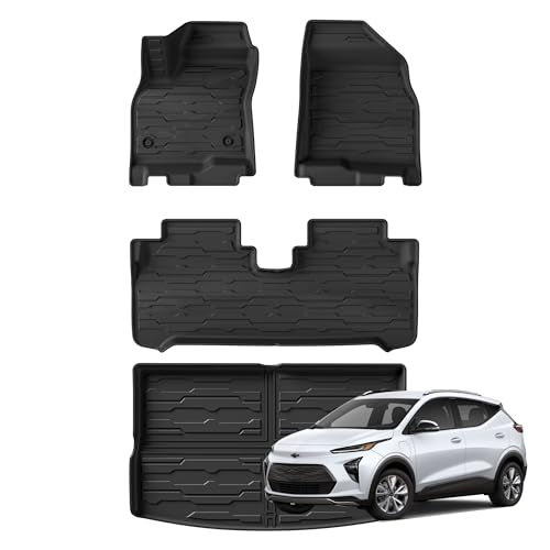 WENNEBIRD All Weather Floor Mats & Cargo Liner for 2023-2024 Chevrolet Bolt EUV - 4pc