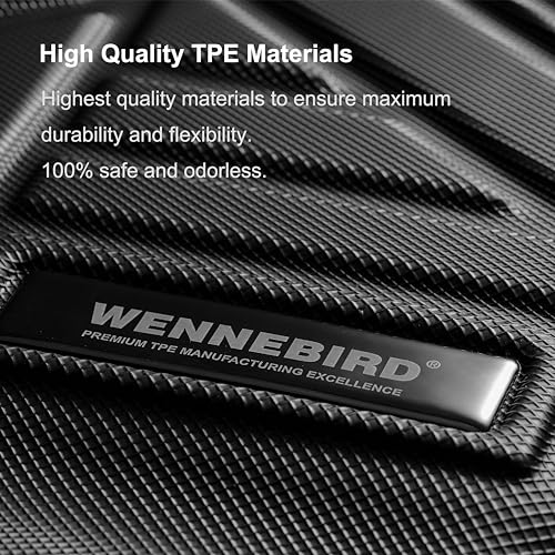 WENNEBIRD All Weather Floor Mats for 2019-2024 Cadillac XT4 - 3pc