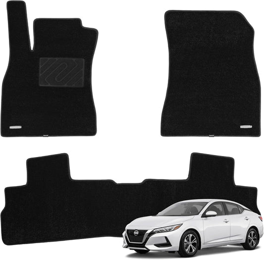 WENNEBIRD Superior Carpet Floor Mats for 2020-2024 Nissan Sentra - 3pc