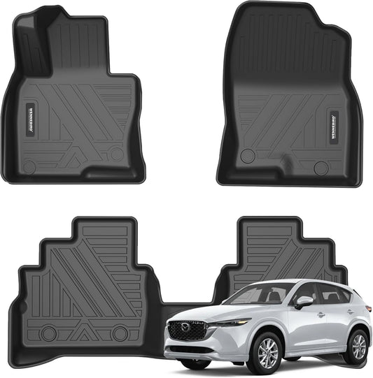 WENNEBIRD All Weather Floor Mats for 2017-2024 Mazda CX-5 - 3pc