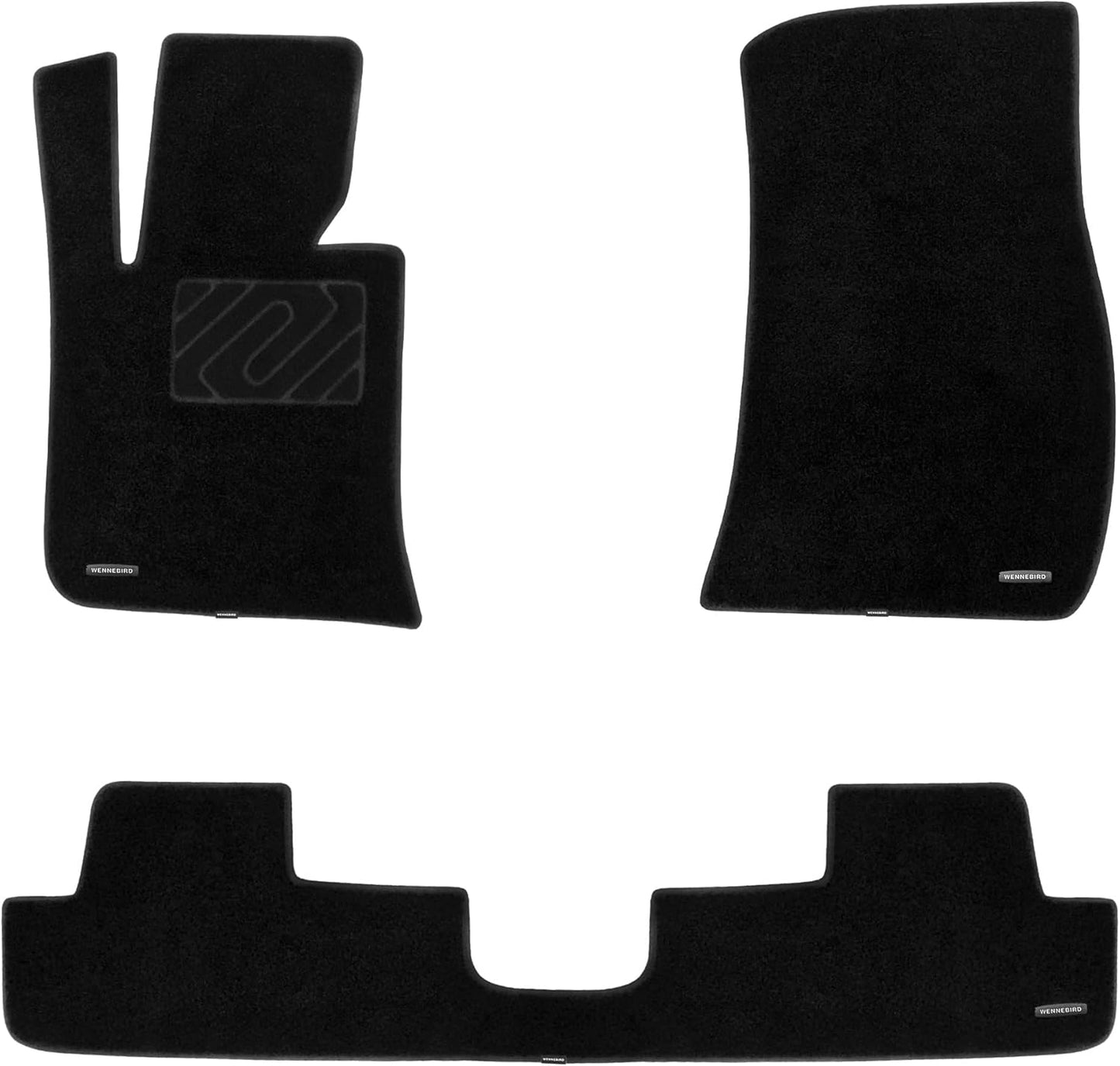 WENNEBIRD Superior Carpet Floor Mats for 2014-2020 BMW 4 Series Coupe / 4 Series Convertible - 3pc