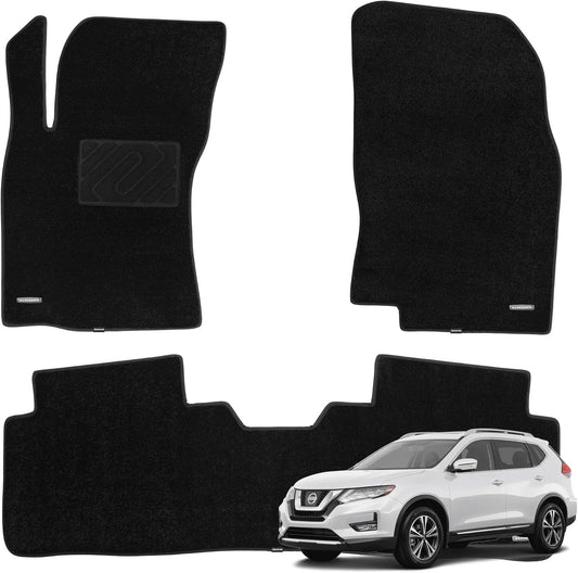 WENNEBIRD Superior Carpet Floor Mats for 2014-2020 Nissan Rogue - 3pc