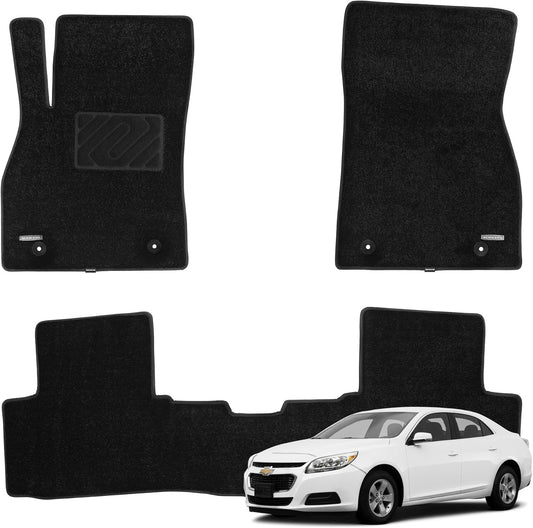 WENNEBIRD Superior Carpet Floor Mats for 2013-2015 Chevrolet Malibu - 3pc