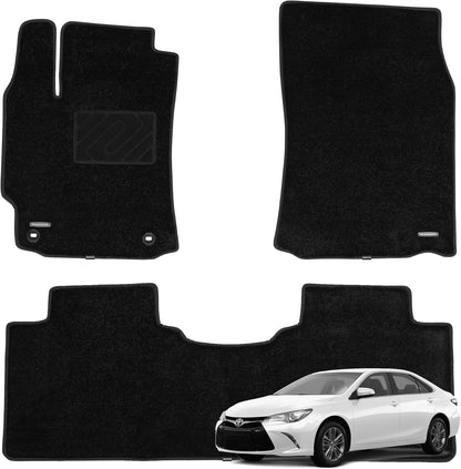 WENNEBIRD Superior Carpet Floor Mats for 2012-2017 Toyota Camry, Camry Hybrid - 3pc