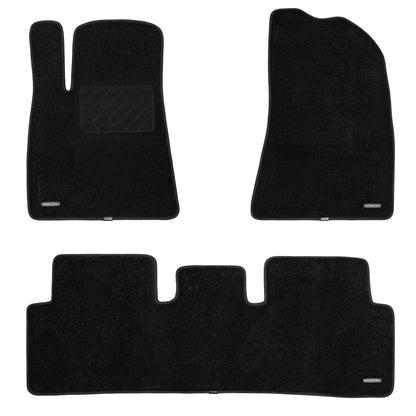 WENNEBIRD Superior Carpet Floor Mats for 2017-2023 Tesla Model 3 - 3pc