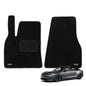 WENNEBIRD Superior Carpet Front Row Floor Mats for 2012-2020 Tesla Model S - 2pc