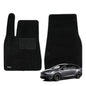 WENNEBIRD Superior Carpet Floor Mats for 2015-2020 Tesla Model X - 2pc