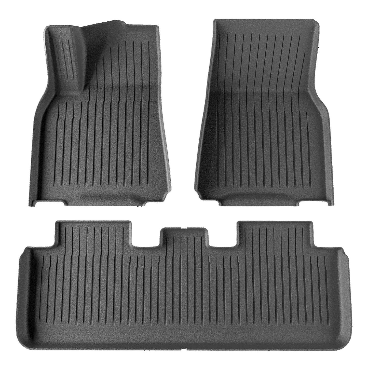 WENNEBIRD All Weather Floor Mats for 2020-2024 Tesla Model Y - 3pc