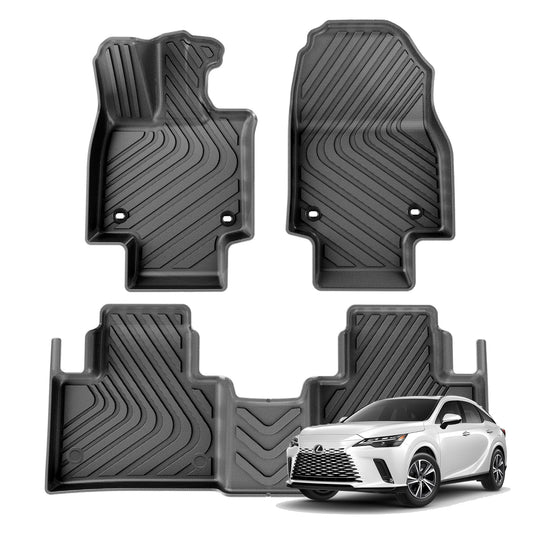 WENNEBIRD All Weather Floor Mats for 2023-2024 Lexus RX 350 / RX 350h / RX 500h - 3pc