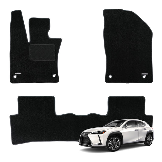 WENNEBIRD Superior Carpet Floor Mats for 2019-2024 Lexus UX 200, UX 250h, UX 300h - 3pc