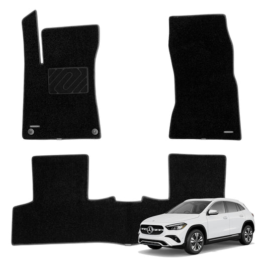 WENNEBIRD Superior Carpet Floor Mats for 2020-2024 Mercedes-Benz GLB SUV - 3pc