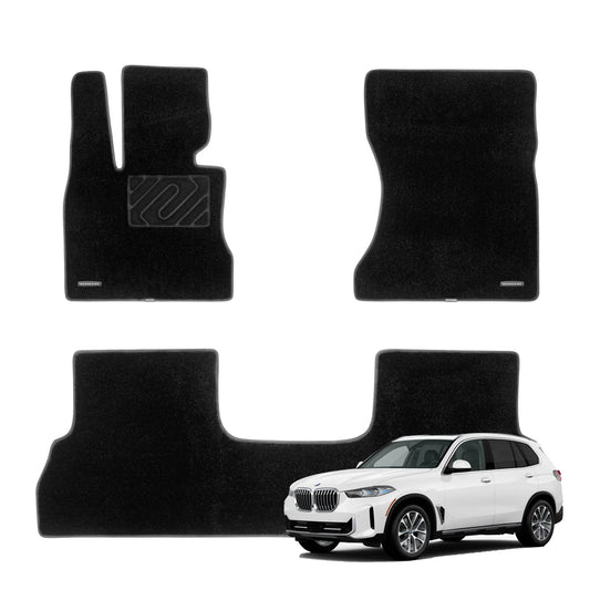 WENNEBIRD Superior Carpet Floor Mats for 2014-2024 BMW X5, X5M - 3pc